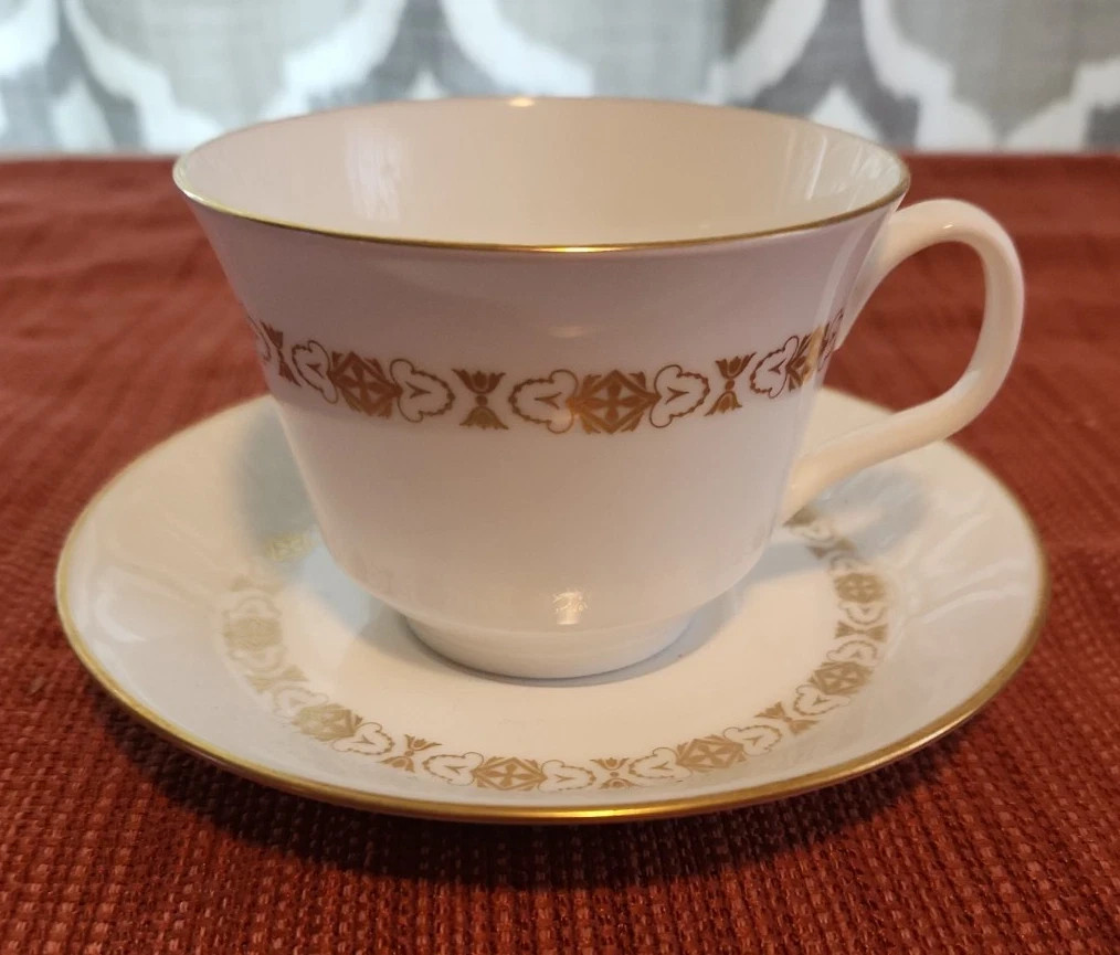 VTG 1965 MCM Minton Dinnerware Golden Diadem H-5270 79 Pieces 12 Place Settings+