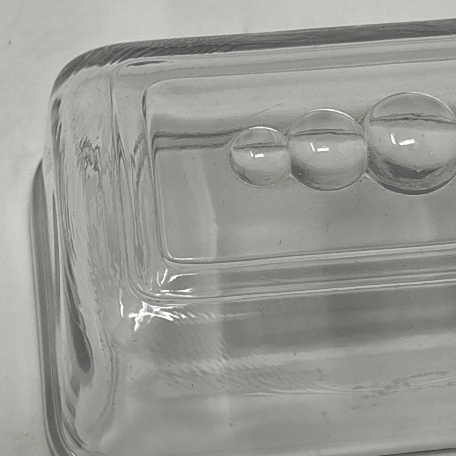 Vintage Imperial Candlewick California Short Butter Dish 6 1/2”