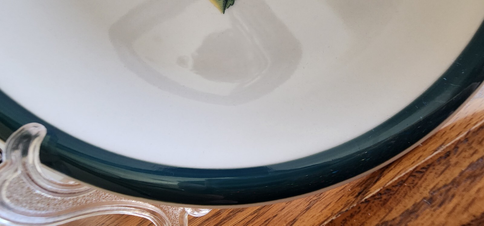 Apple Dinner Plate (s) 10 1/4″ China Pearl Casuals Stoneware Red Green !