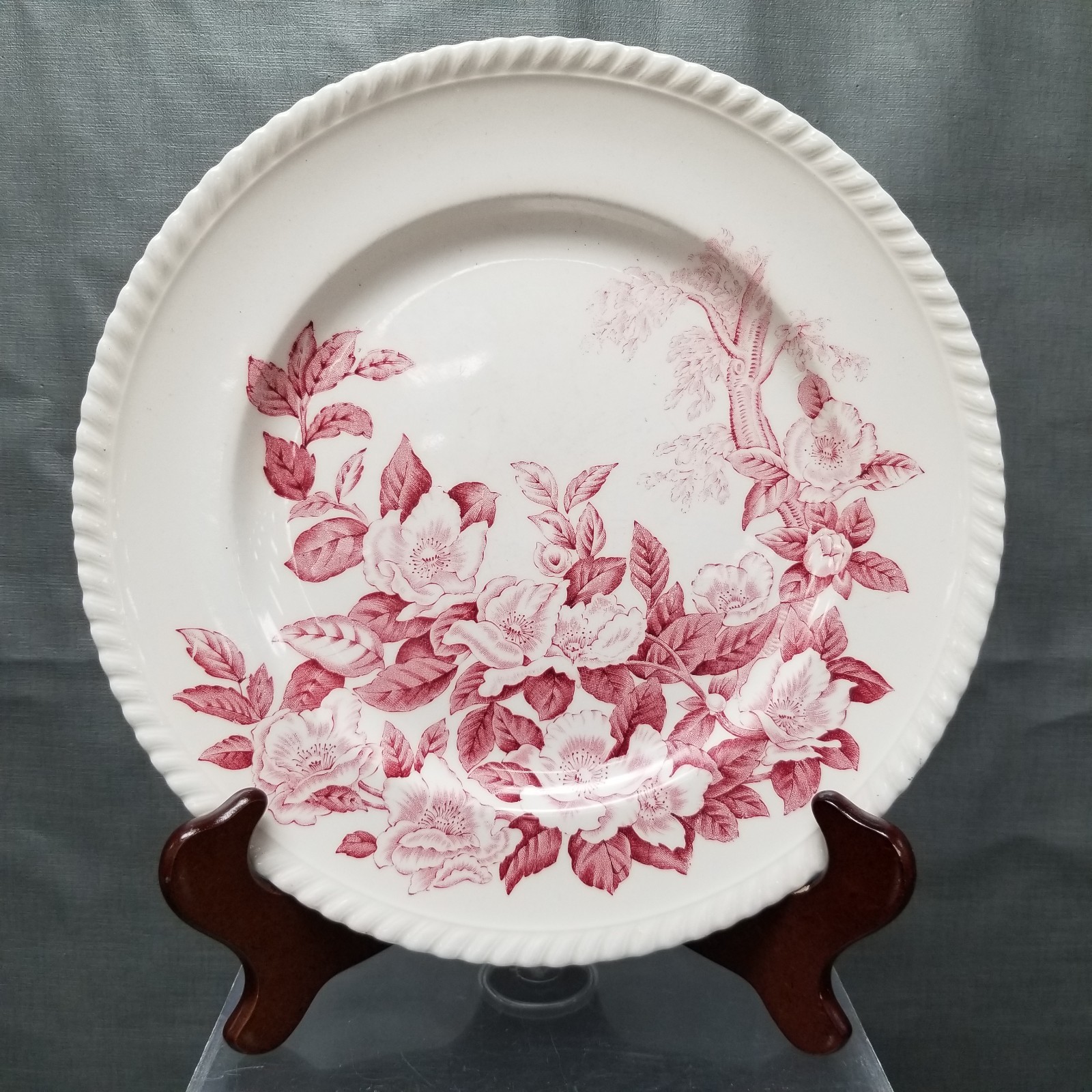 VTG Lot Misc Johnson Bros England Apple Blossom Pink Windsor Ware Dishes