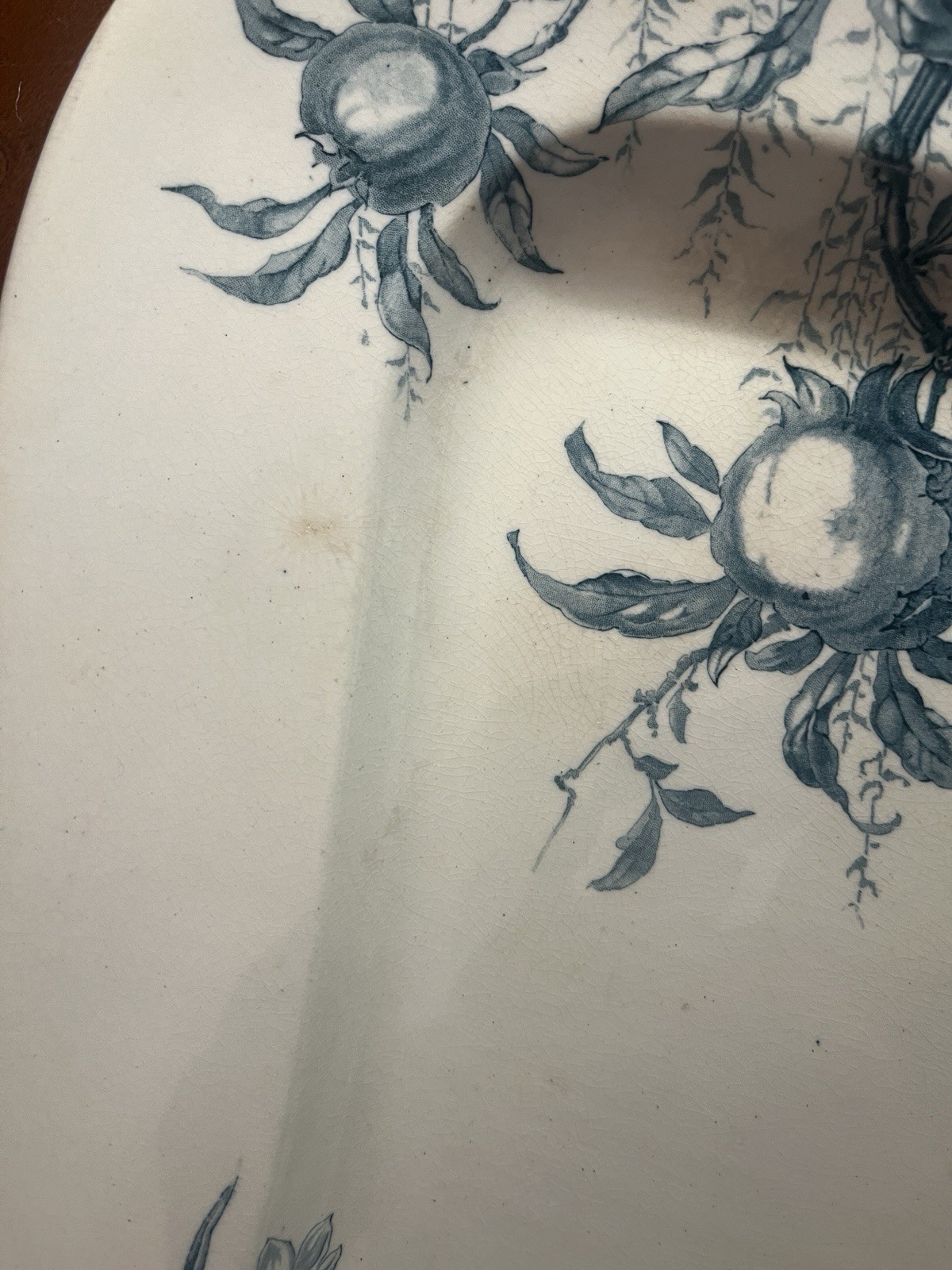 Antique Doulton Arundel Burslem Large Transferware Ironstone Platter