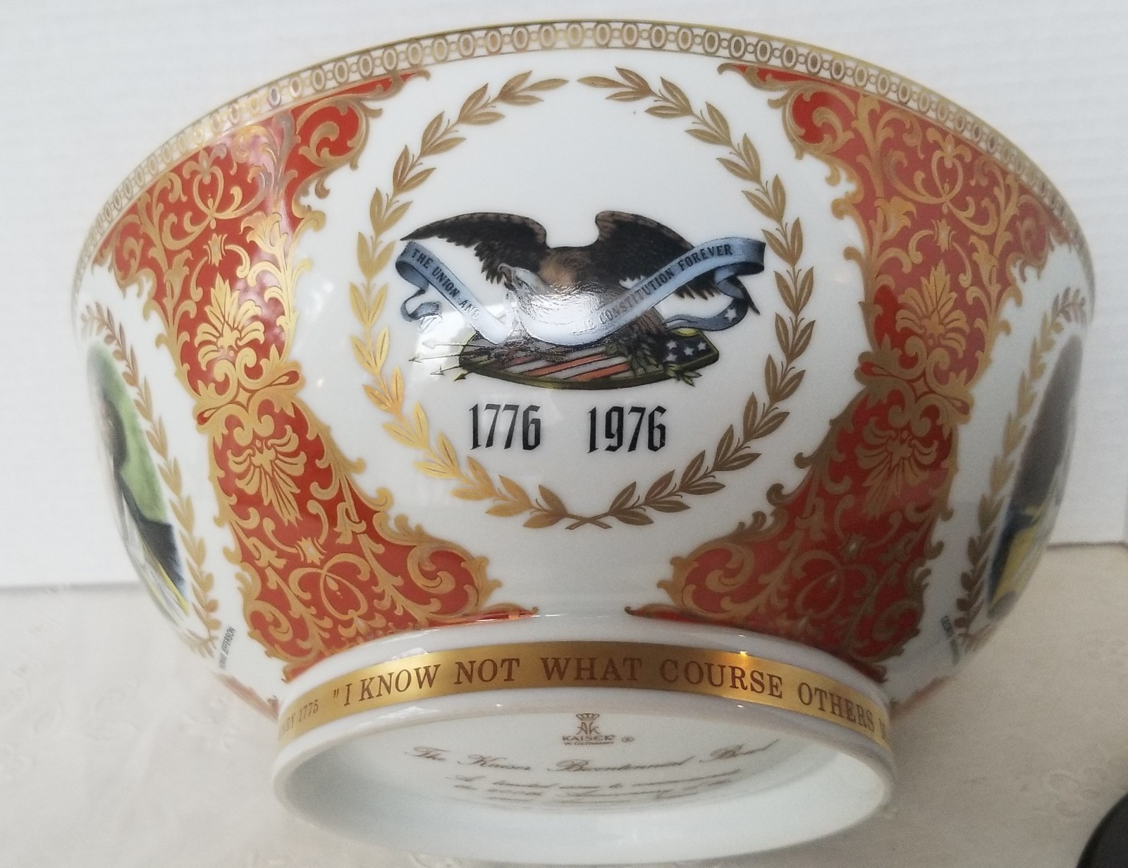 Kaiser Limited Edition Bicentennial Bowl #138 of 5,000 – Excellent Condition