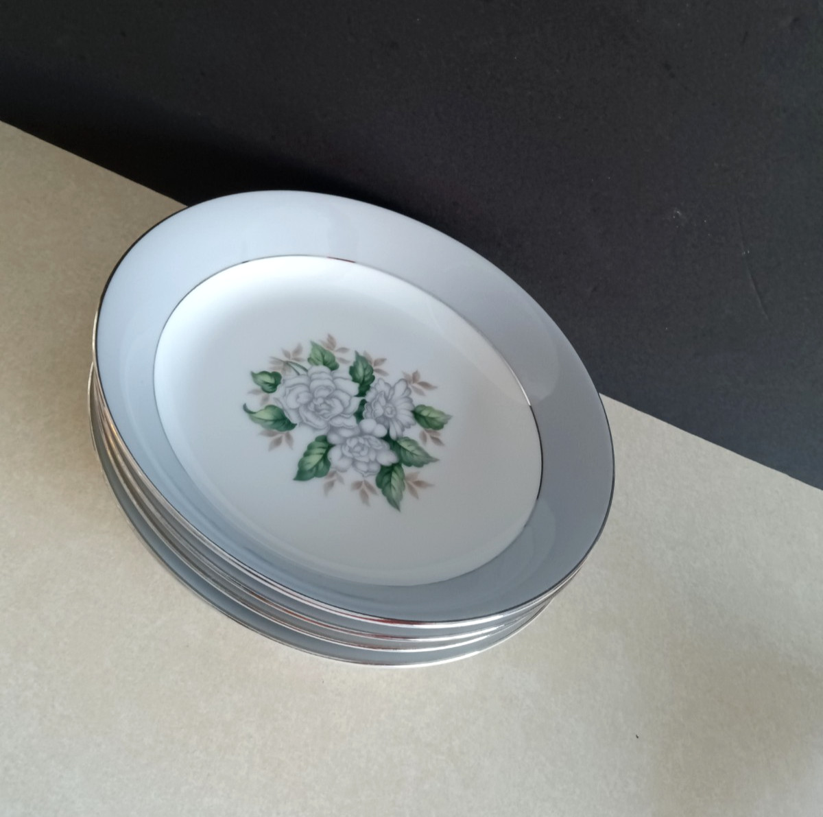 Harmony House Soup Bowls Set of 4 Sheraton 3250 Collection Magnolia China Japan