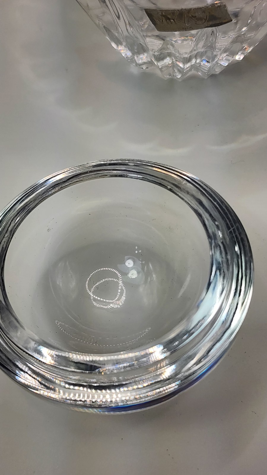 VTG Mikasa Crystal Caviar Server Lidded Bowl Made in Slovenia Heavy Cut Glass