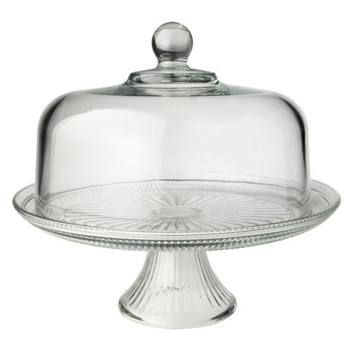Anchor Hocking Canton Cake Stand- NEW-Can be converted to a Punch Bowl 12.5″