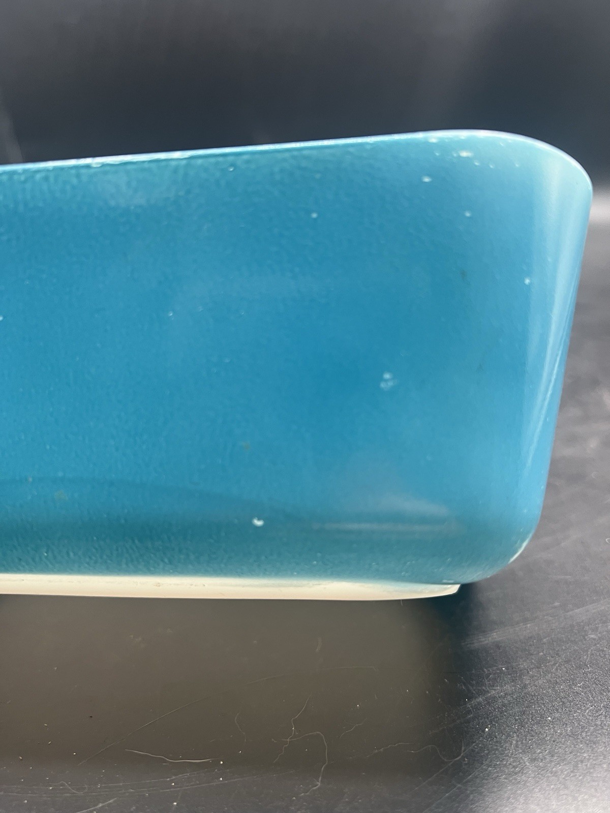Pyrex Primary Blue Refrigerator Dish T.M. Reg A-32 502-B Vintage