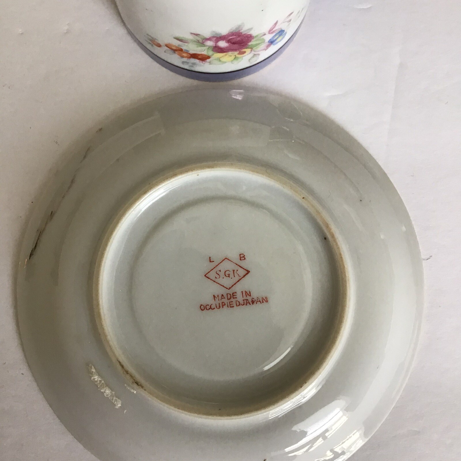 Vtg SGK Delicate Tea Cup And Saucer Made In Occupied Japan