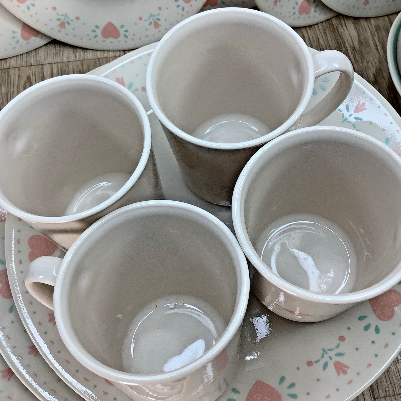 Corelle Forever Yours 18 Pc Dinnerware Set (Service for 4) PLUS 2 Extra Plates