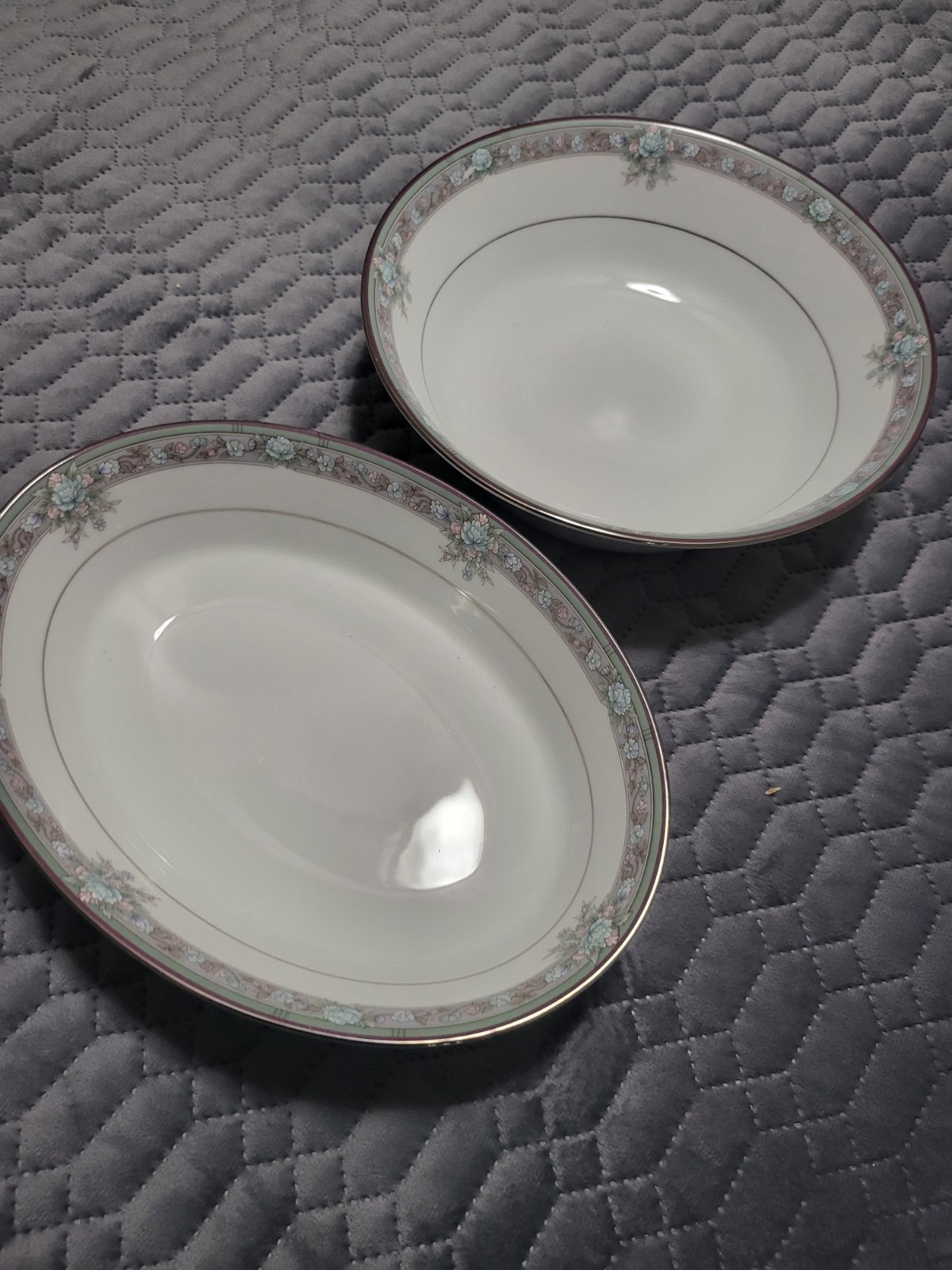 VINTAGE Noritake Japan , China, Oval/round Serving Bowls, Rare, Matching, New!