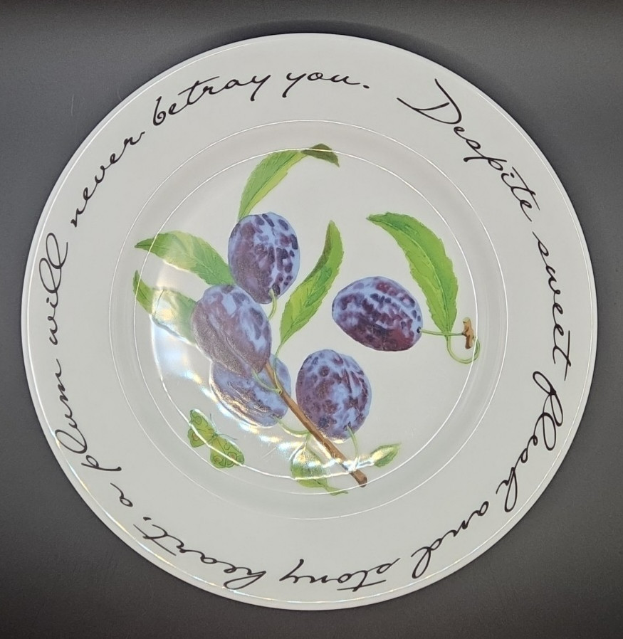1 x Williams Sonoma Orchard Suite Plum Salad Plate 7 & 7/8″