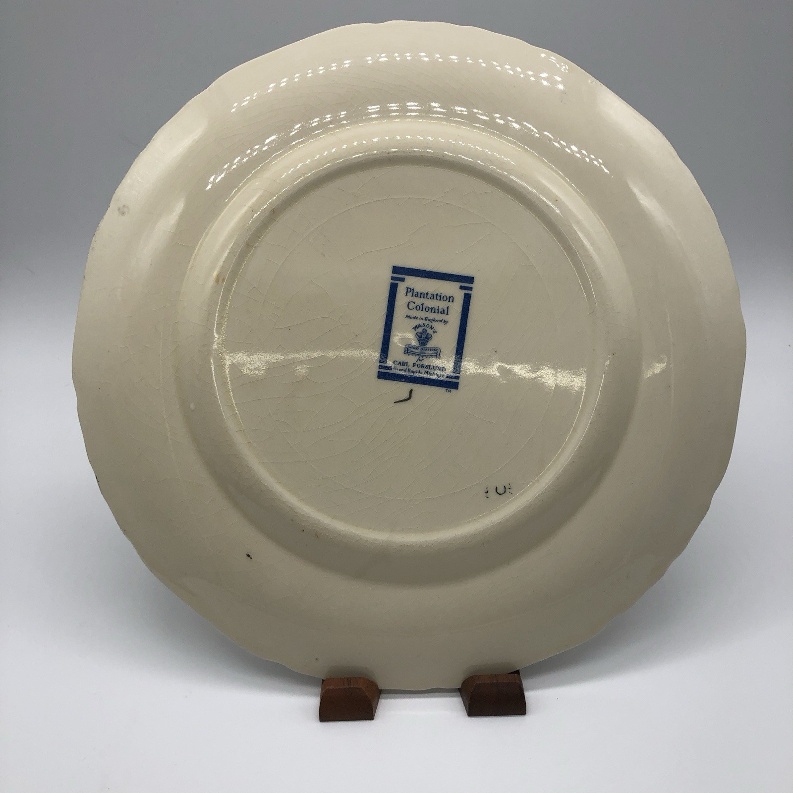 MASON’S Regency Plantation Colonial (5) 10” Dinner Plates England