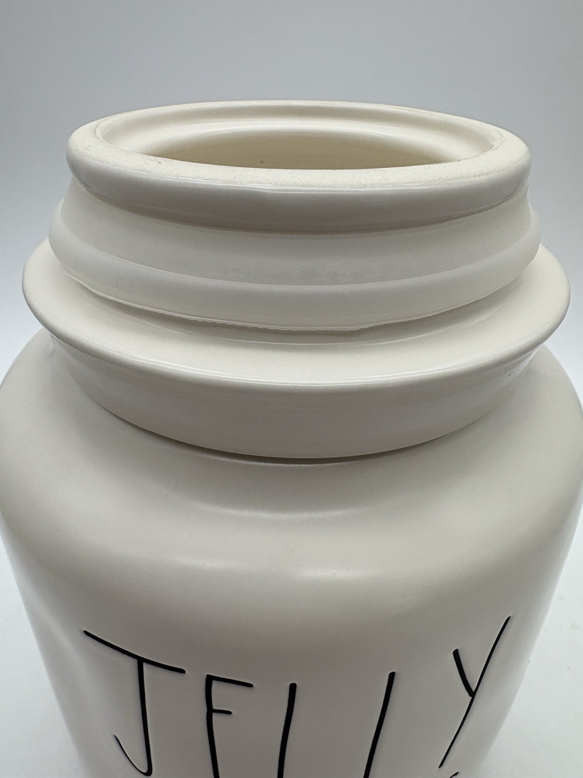 RAE DUNN Easter “JELLY BEANS” Canister Cookie Jar by Magenta LL with Bow on Top