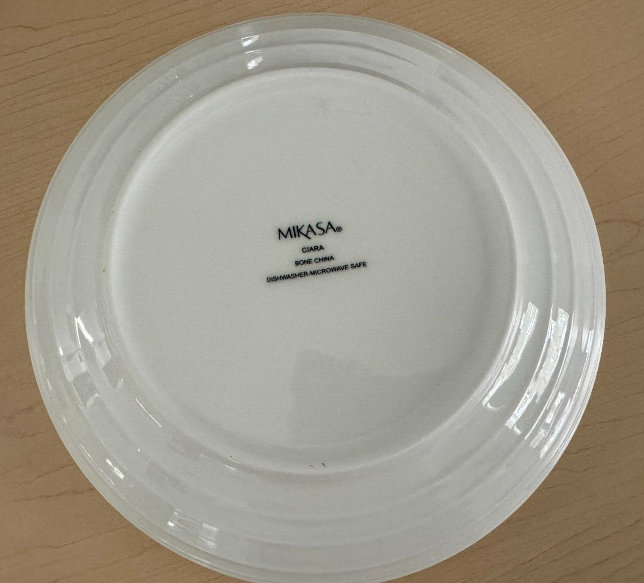 New Mikasa Ciara Set of 4 Pasta Bowls 9″ Bone China White MIKASA Plates New
