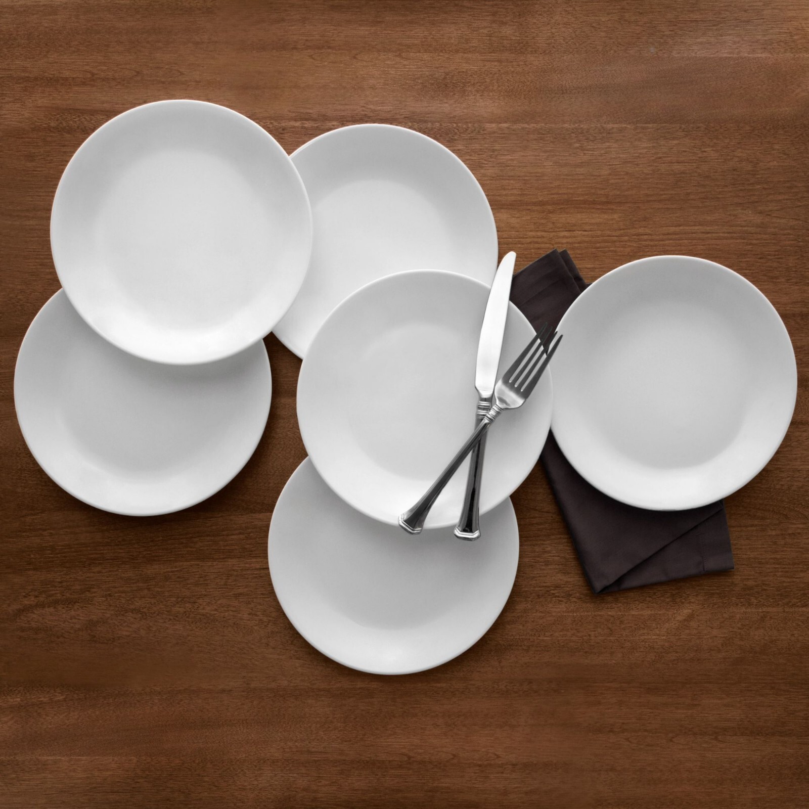 Corelle Winter Frost White 10.25″ Dinner Plate, Set of 6