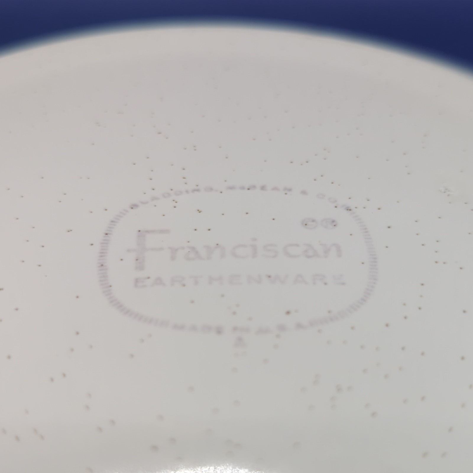 Midcentury Franciscan Starburst 8 1/4″ Divided Round Serving Bowl