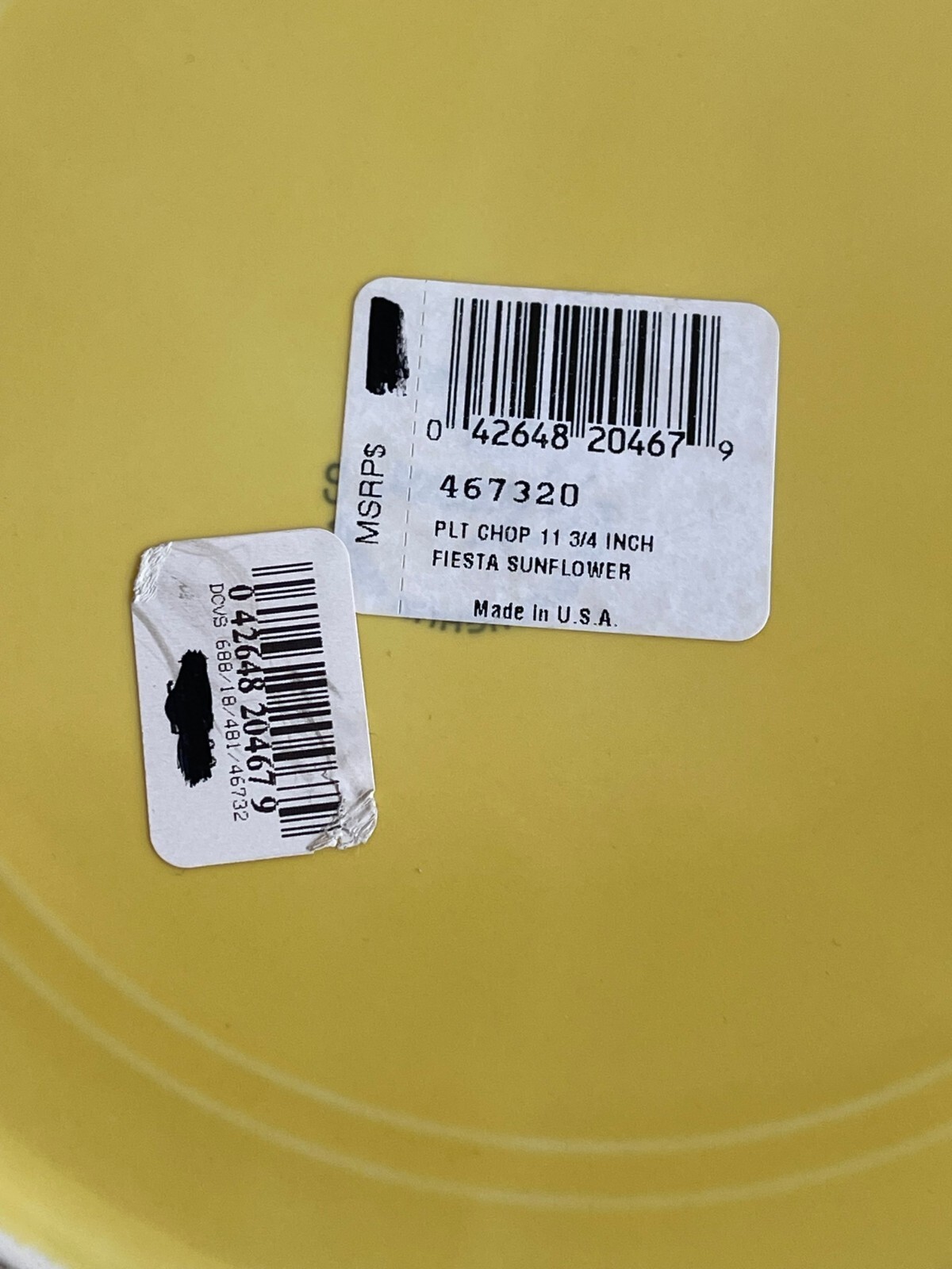 Fiesta Sunflower 11 3/4 INCH Serving Platter New With Tags.