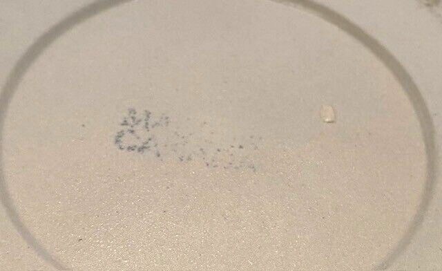 Vintage Blue Rim/Beige Blue Floral 6 Inch-(D) 3″ (H) Country Bowl/Crock/Planter