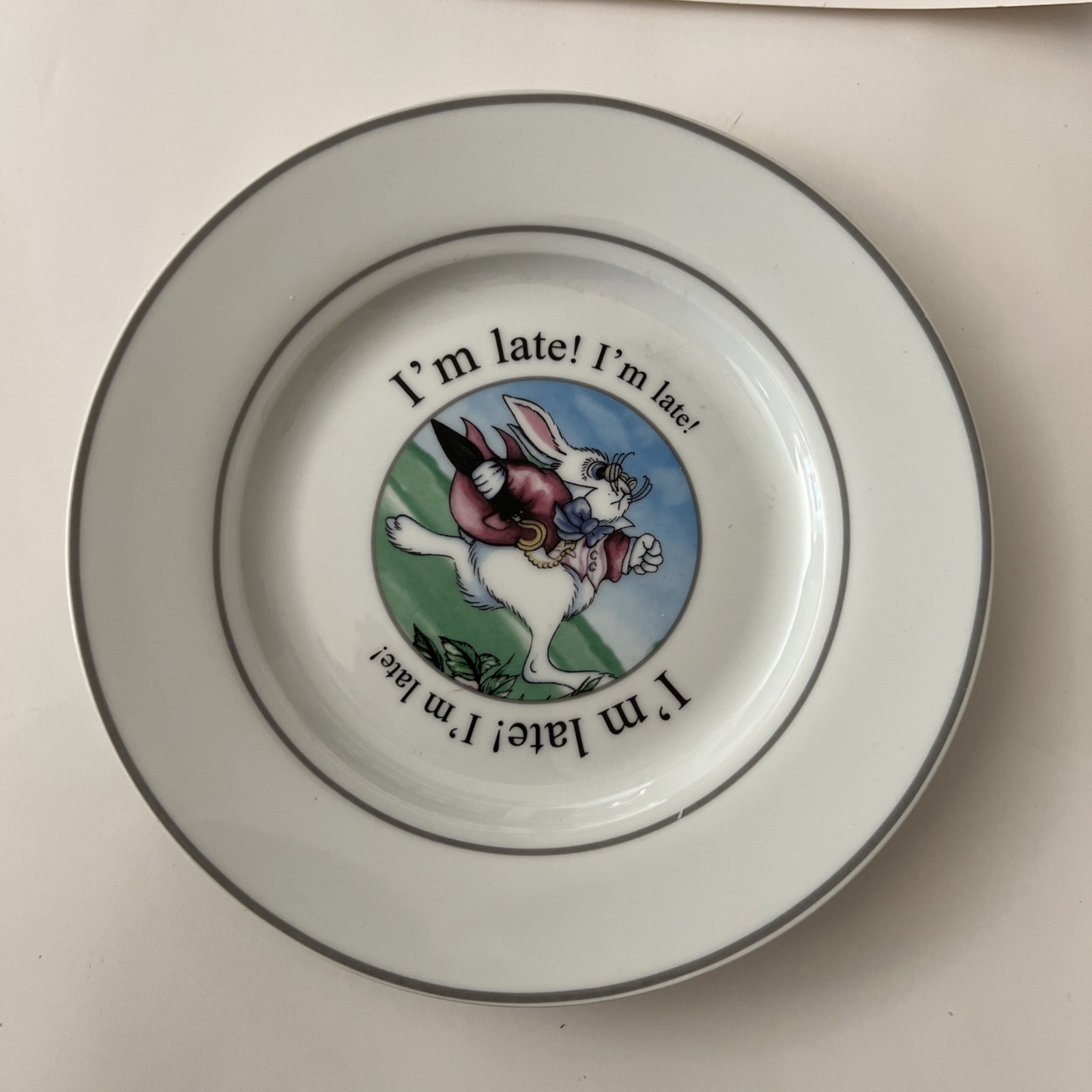 Paul Cardew Alice In Wonderland 8-Inch Plates, Set of 4