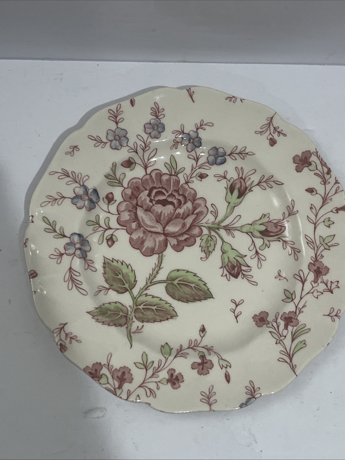 Johnson Bros Rose Chintz Made In England (Older) Set Of 2 Bread Plates 6 1/4” D