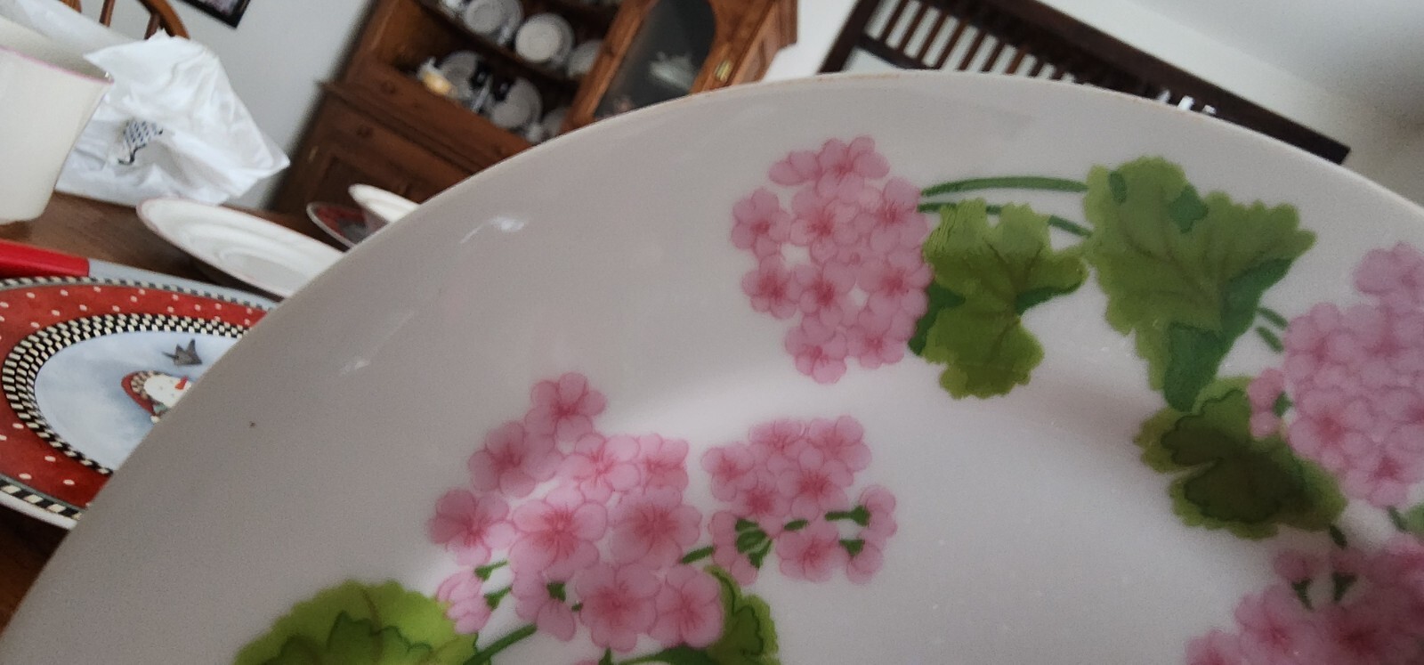 Because Salad Plate (s) 7 1/2″ Round Mikasa L9006 Japanese White Pink Green !