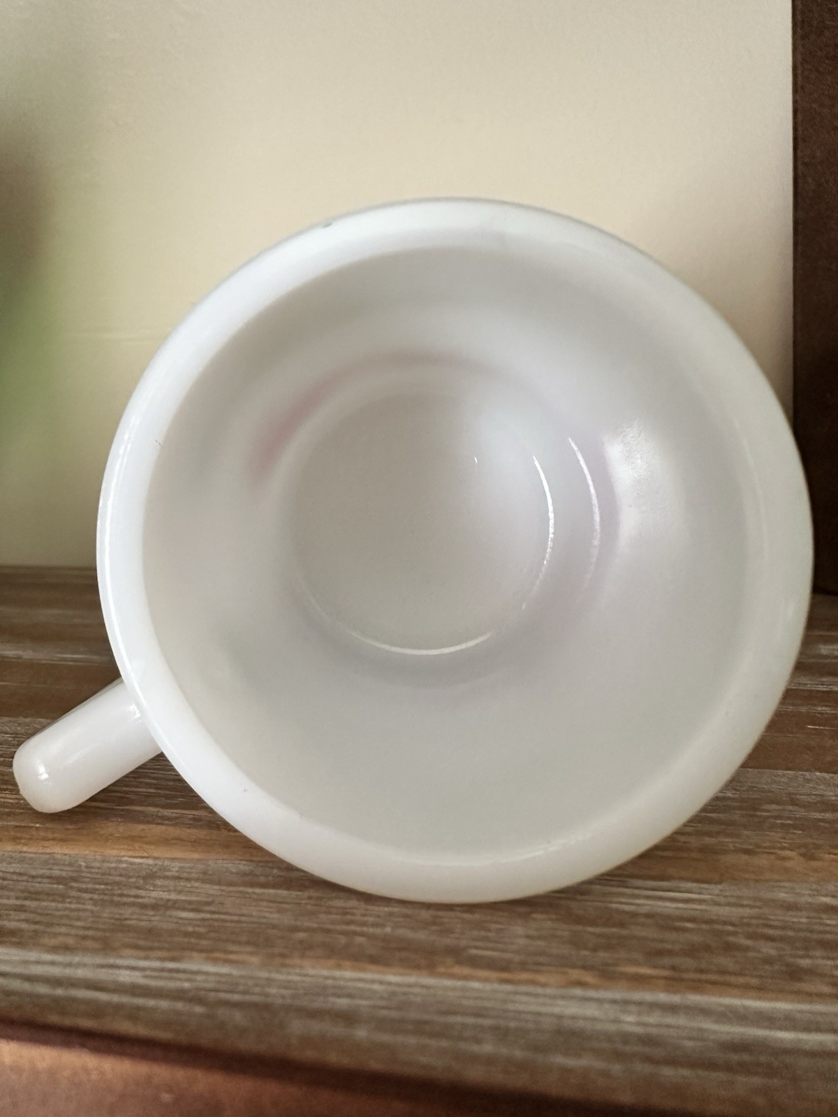 Tom and Jerry Vintage Egg Nog Chevy Chase Inn Milk Glass Hazel Atlas Mug Drink