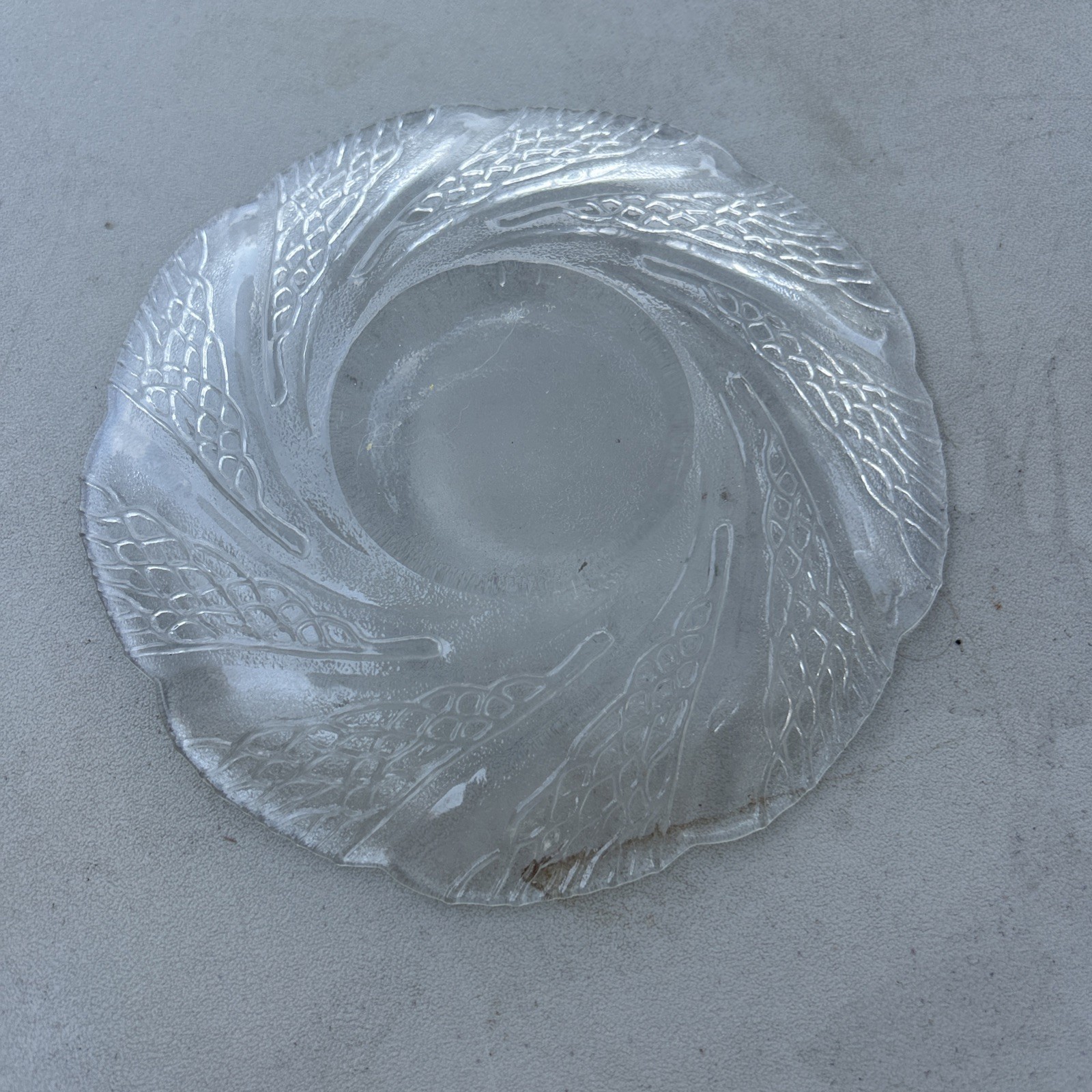 KIG Indonesia Serene Clear Glass Plate