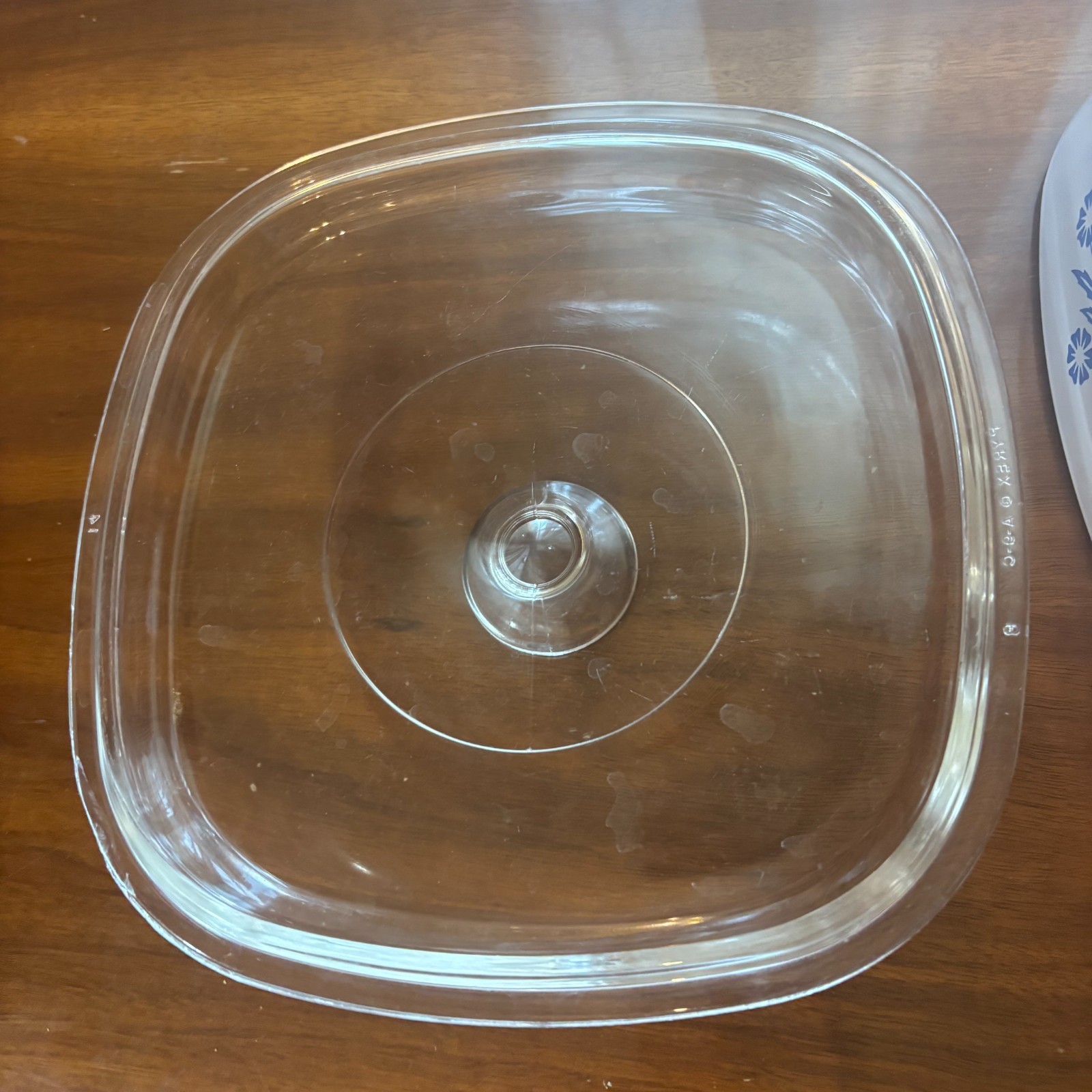 Corning Ware Blue Cornflower A-2-B 2 Liter Casserole + Pyrex A-9-C Glass Lid