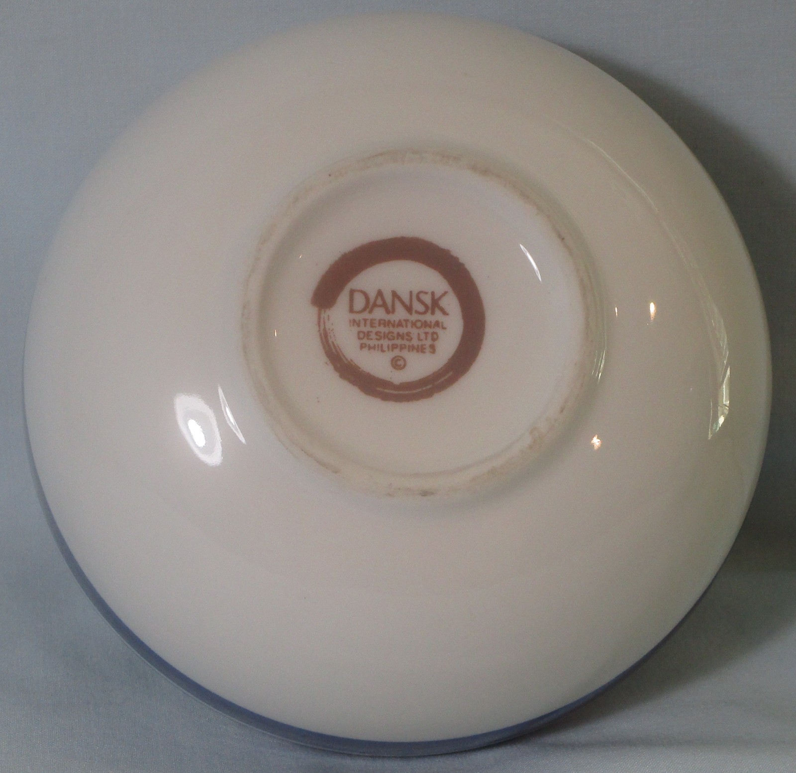 Dansk DAN144 Blue Oval & Swirls Cereal Bowl 5 1/4″ x 2 1/4″ set of 4