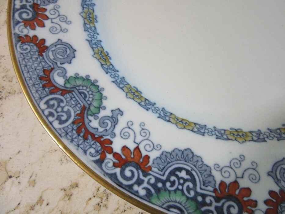 Antique Wedgwood Yokohama 10″ dinner plate