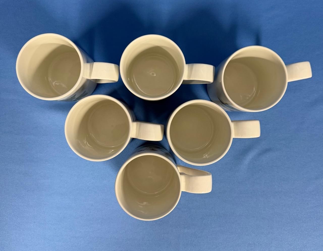 Lot of 6 Portmeirion Pomona Goddess of Fruit Coffee Mugs Cups – All Different