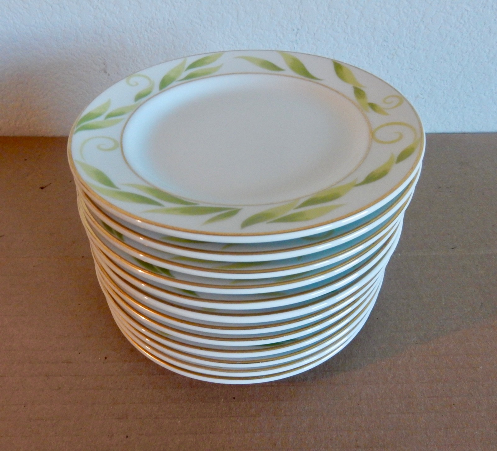Bernardaud Frivole 6 1/2 in Porcelain Salad-Appetizer-Bread Plates Unused-Each