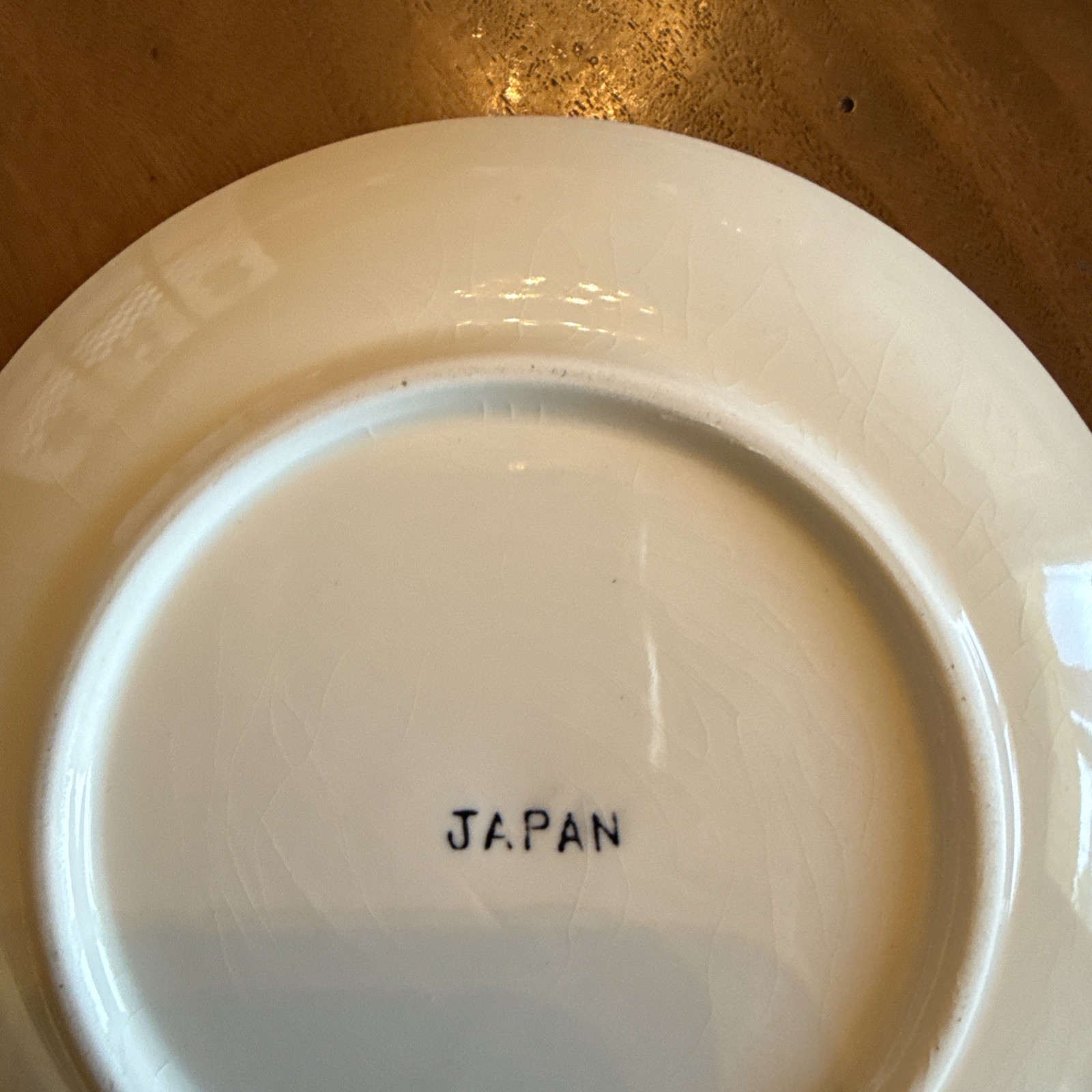 VTG Porcelain 6″ Saucer Made In Japan Blue Onion Pattern Tea Coffee Replacement
