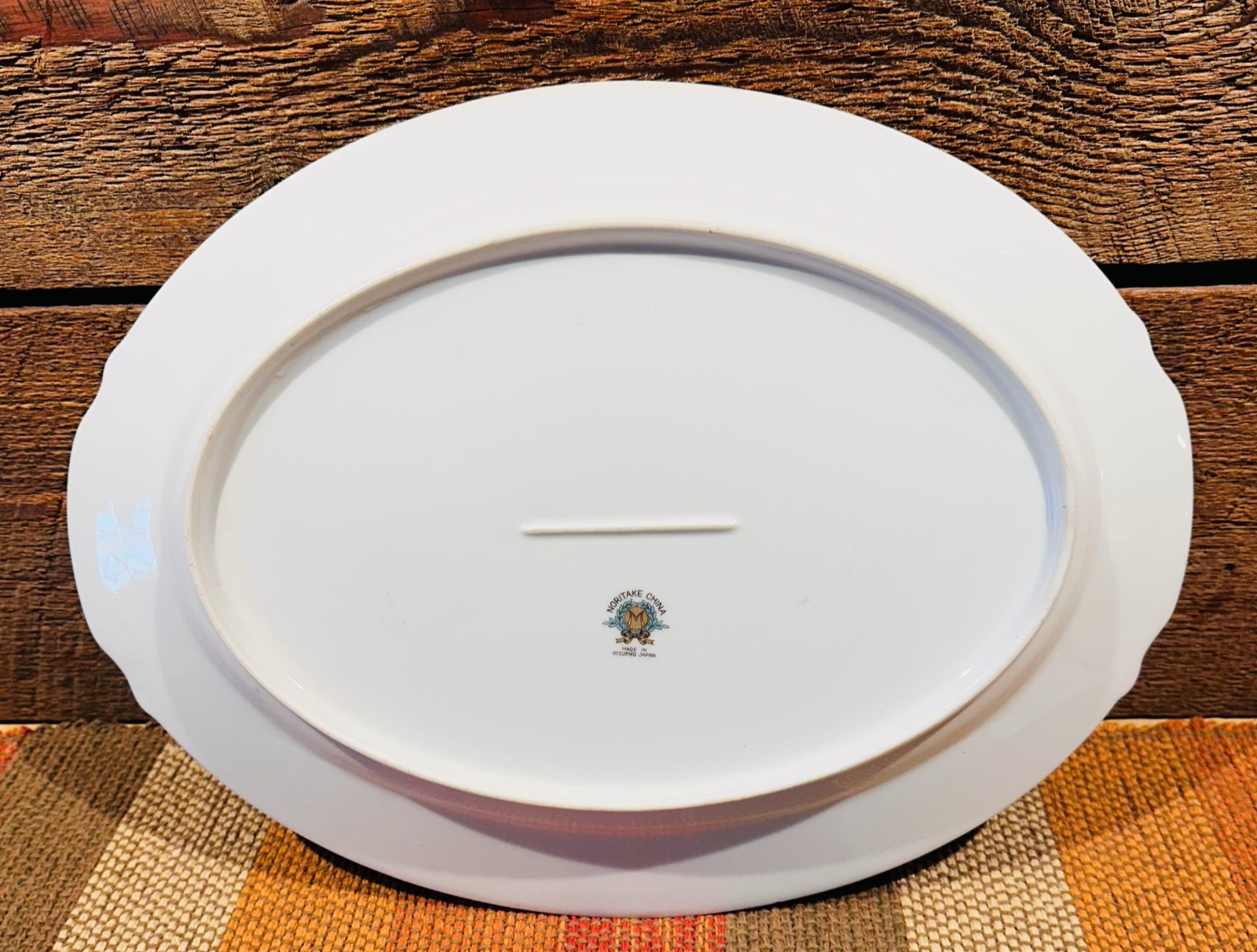Noritake China “Dresdoll” 1950s Platter Made in Occupied Japan Floral