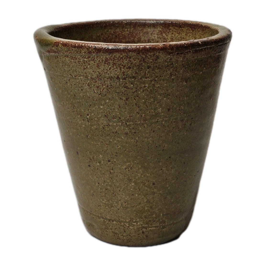 Handmade Stoneware Pottery Brown Speckle Glaze Ceramic Mug Tumbler