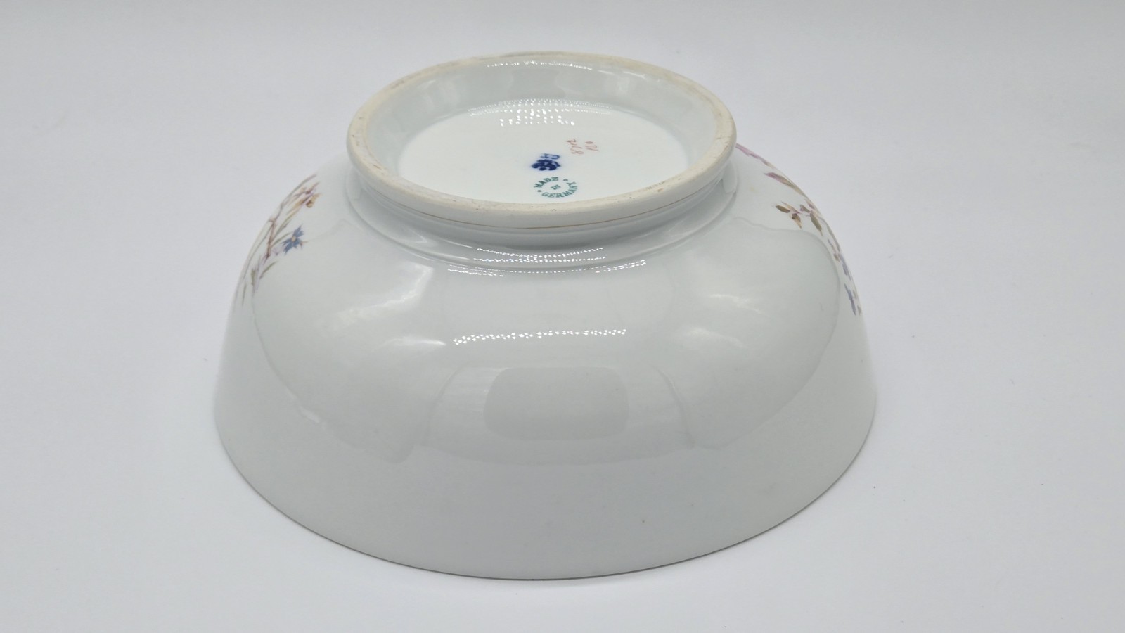 Antique Tom & Jerry Ironstone Punch Bowl C. Tielsch & Co. Germany ca. 1891-1905