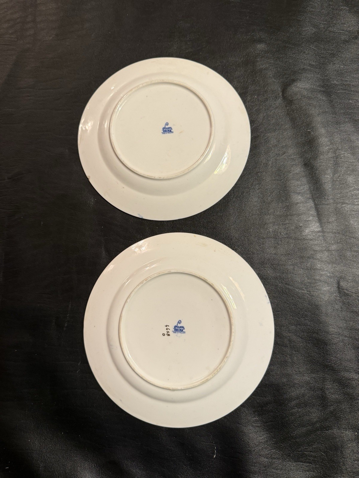 Set of 2 Savoy China Imari Style Plates Pattern 4658 – Blue Gold – 7.25”