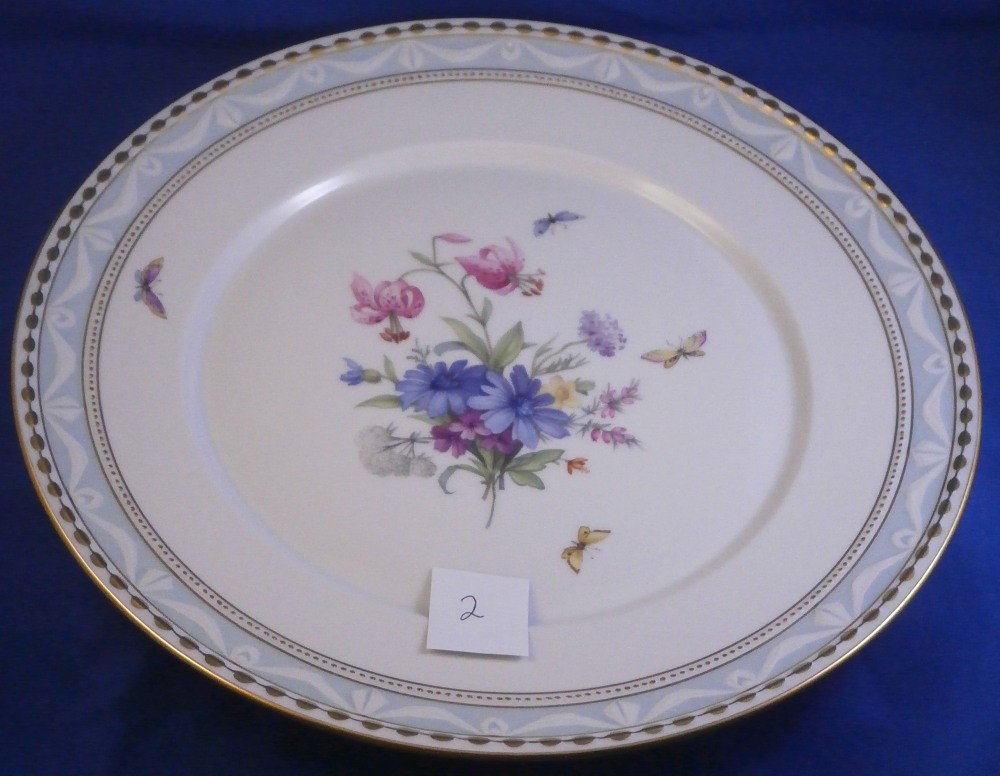Superb 20thC KPM Berlin Porcelain Kurland 74 Gourmet Plate German Germany