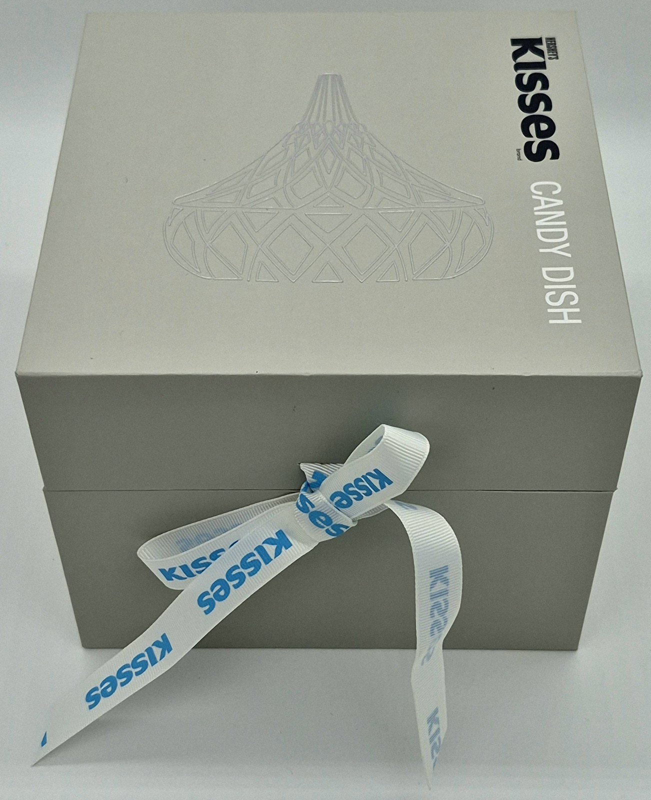 Hershey’s Kisses Silver Candy Dish w/ Box Godinger Licensed New Gift Decor