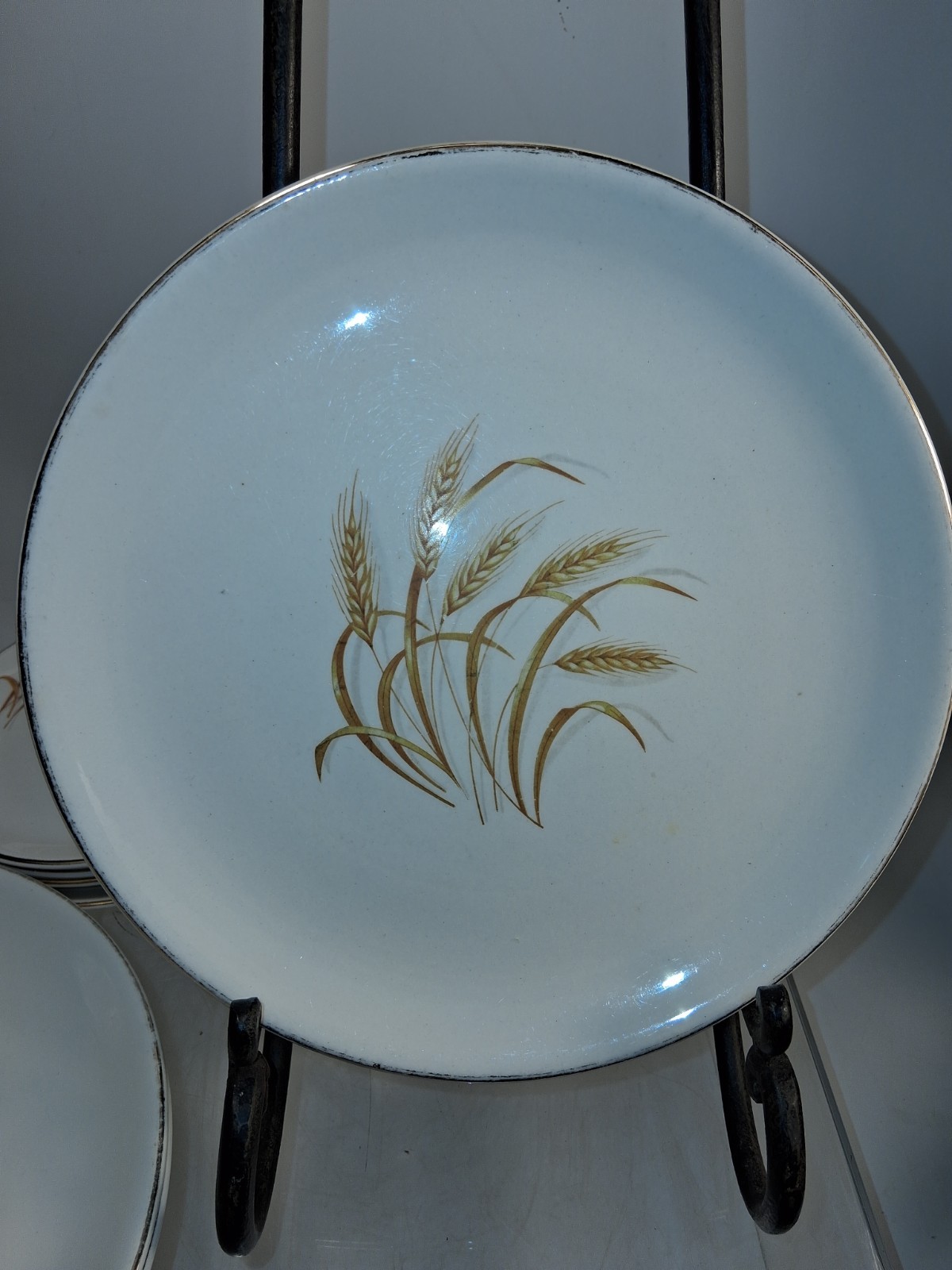 Vintage 1950s Duz Detergent Promotional 22K Golden Wheat Service For 4/ 16 Piece