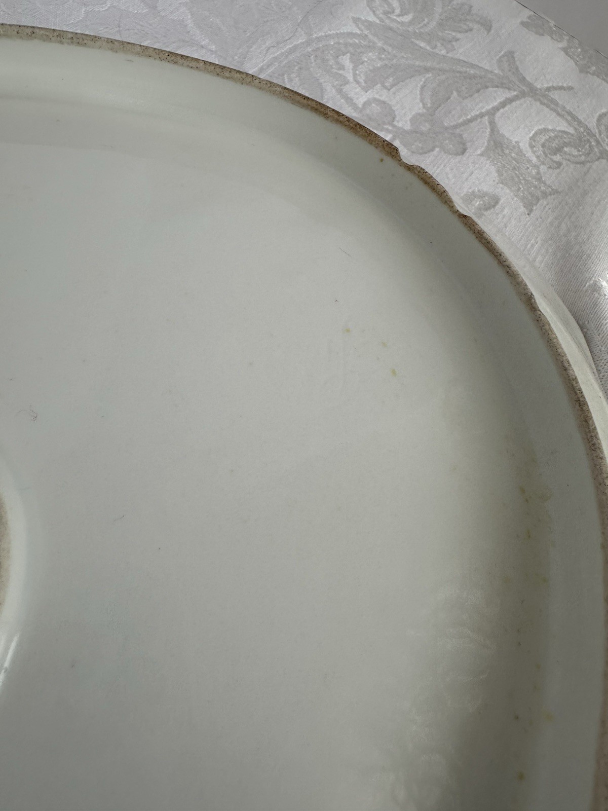 4 Charles Field Haviland Limoges Embossed Serving Platters W/Pink Floral Sprays