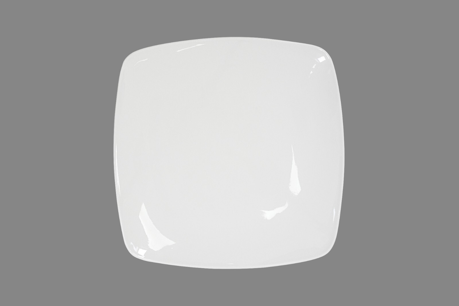 11″ Flat Square White Dinner Plate Set for Everyday Dining and Special Occasions