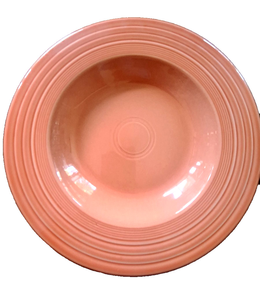 Fiesta Persimmon Orange 12″ Rim Pasta Bowl Homer Laughlin 1997 Retired Party