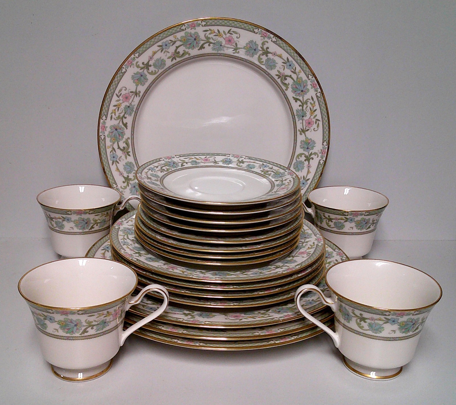 Noritake MIYOSHI (7194) 20 Piece Set FOUR PLACE SETTINGS More Items Here