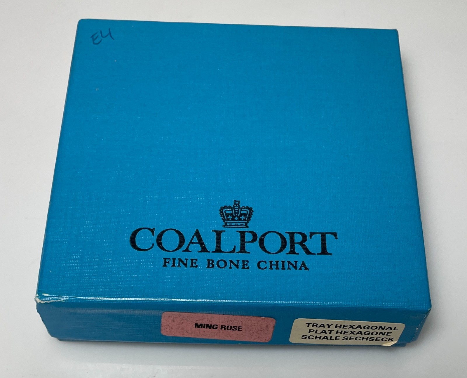 Coalport Ming Rose Hexagonal Tray 3 3/4″
