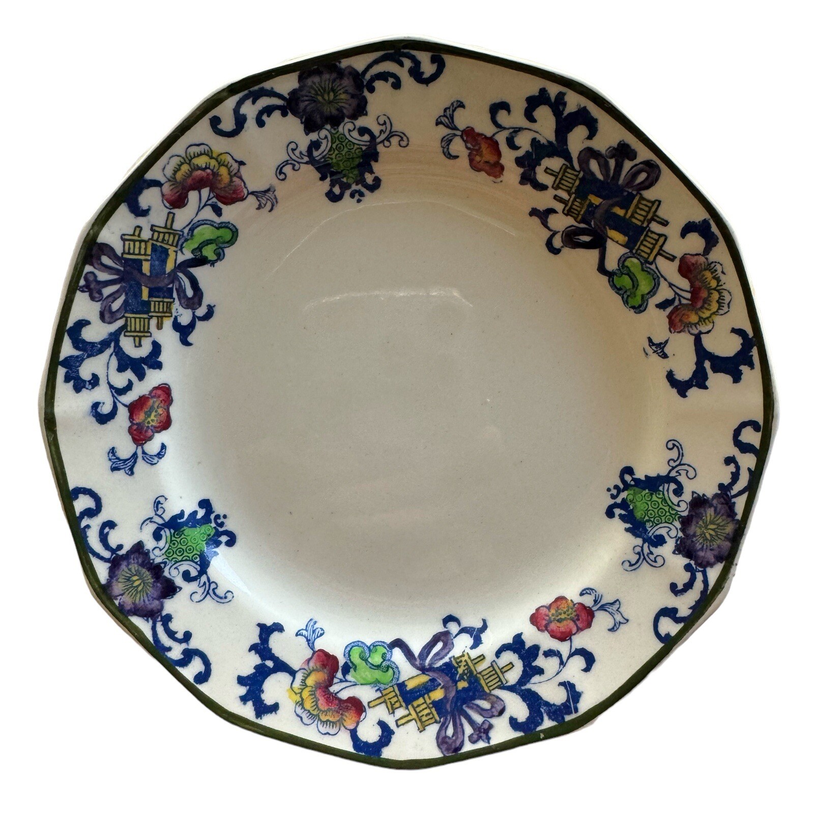 Set 6 Dessert Side Plates 5.5″ Royal Doulton Burslem Nankin England Antique Asia