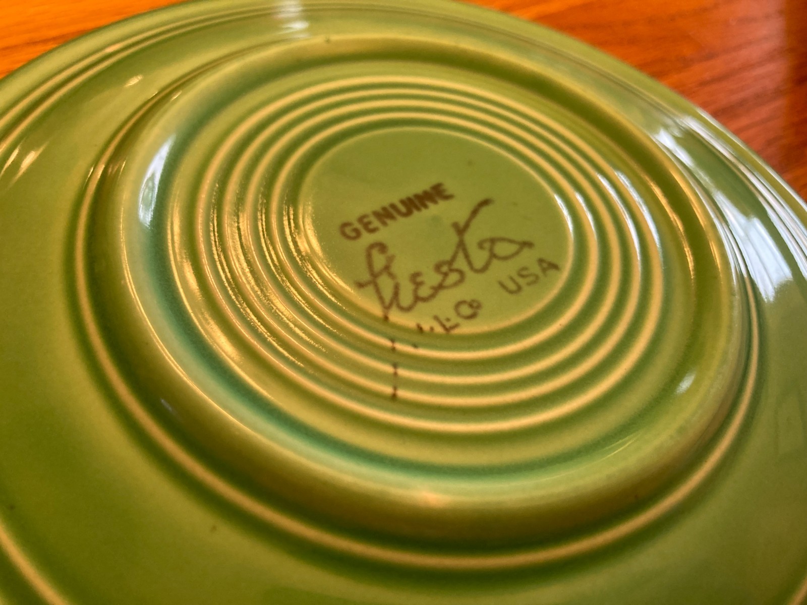 Vintage Fiesta Set of six 6″ bread plates in all 6 original colors (1936-69)