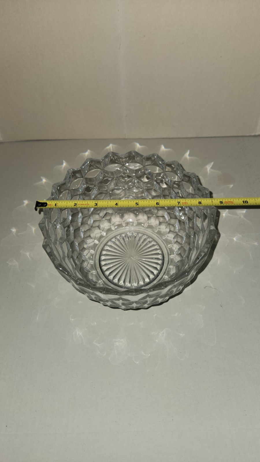 Fostoria American glassware Bowl 8 1/2 x 5 inches