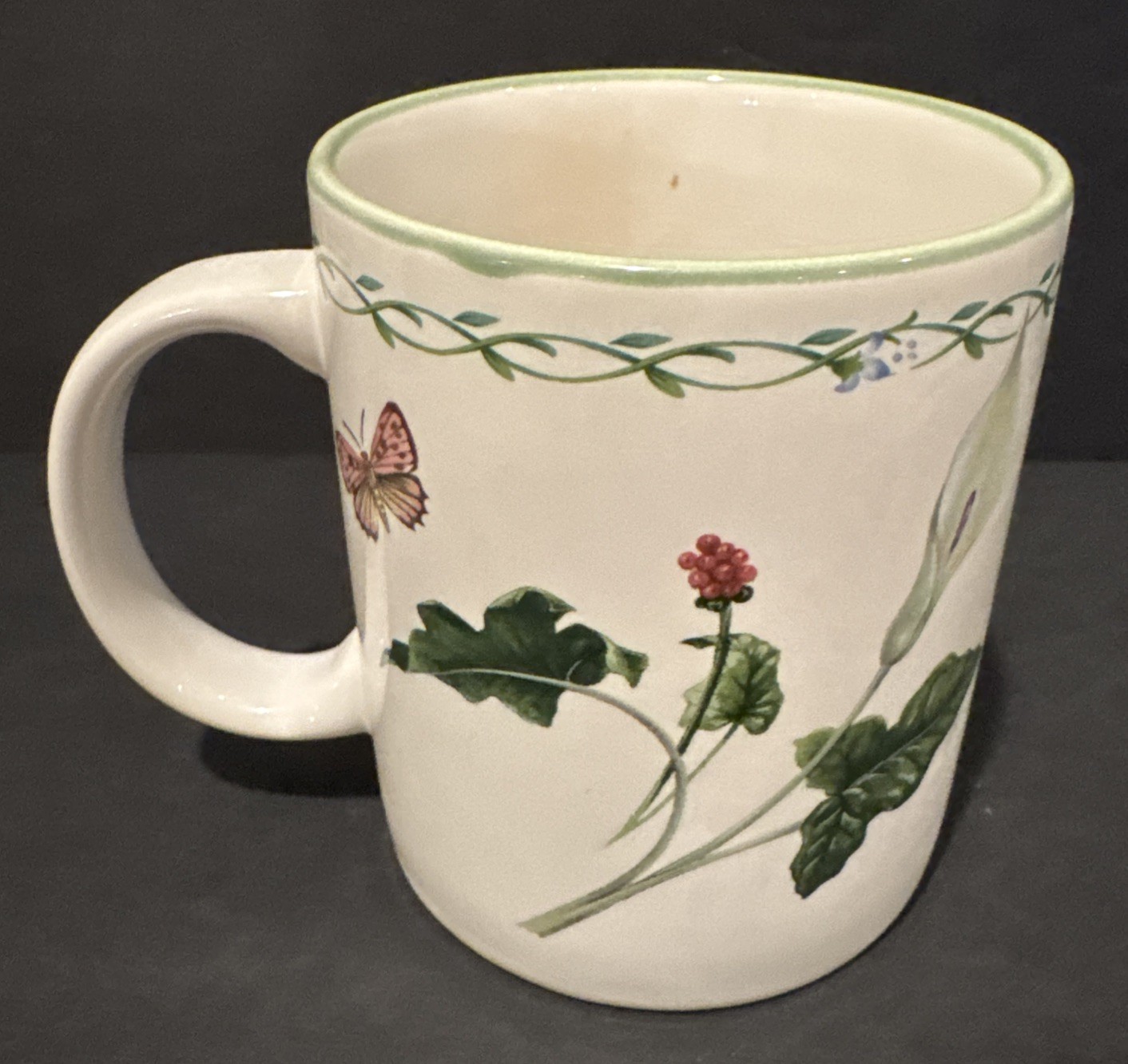 Studio Nova Garden Bloom Mugs Y2372 Stoneware Set 3 Floral Butterflies And Bees