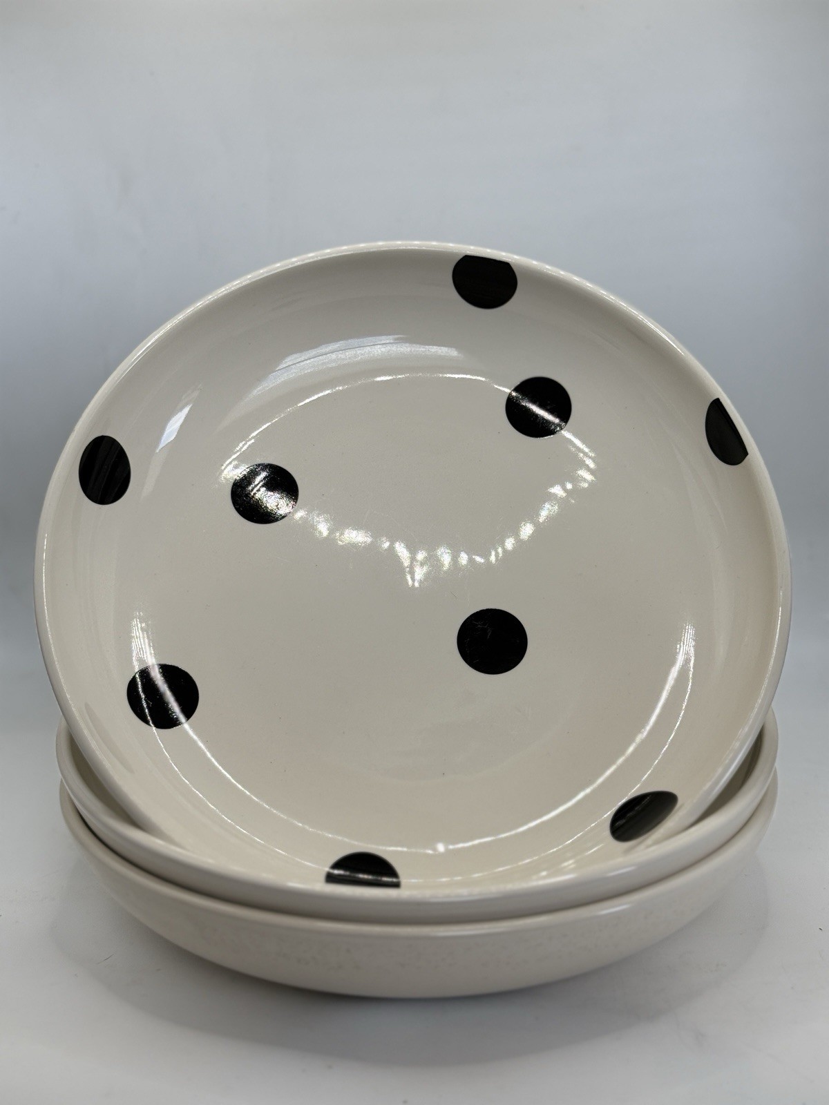 Kate Spade New York Deco Dot Salad/Pasta bowls Set Of 3