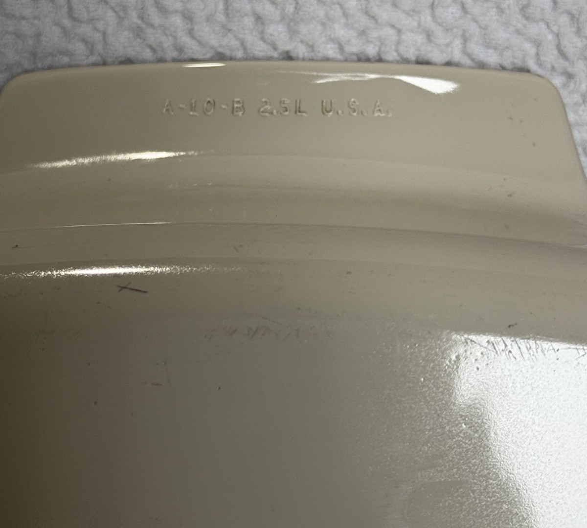 Corning Ware Vintage 2 Casseroles Forever Yours A 2 B And A 10 B No Lids 1990s